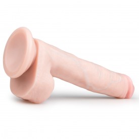 Телесный фаллоимитатор Realistic Dildo - 26,5 см.