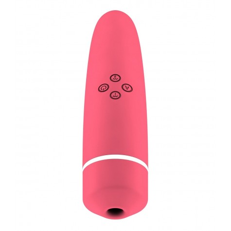 Розовый вакуумный клиторальный вибромассажер Personal vibrator HIKY