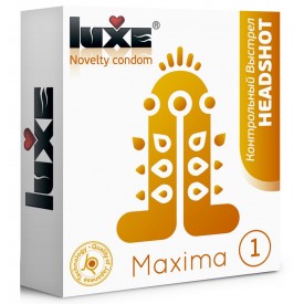 Презерватив Luxe Maxima WHITE "Контрольный Выстрел" - 1 шт.